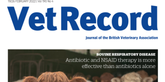 Photo de couverture de la revue vétérinaire VetRecord