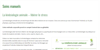 Article sur les soins manuels en élevage laitier
