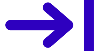 Picto entrée bleu