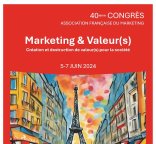 Affiche du Congrès de l'Association Française de Marketing 2024
