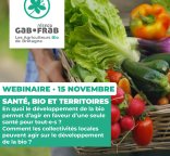 Affiche de l'événement Webinaire Bio & Santé