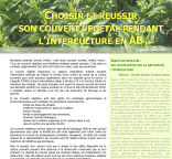 Couverture de la plaquette "Choisir et réussir son couvert végétal pendant l’interculture en AB"