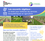 Visuel de la première page de la plaquette SBNB sur les couverts végétaux