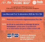Visuel du webinaire Porc Bio 2020