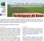 Fiche "Produire des semences en agriculture biologique"