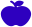 Picto pomme bleue