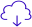 Picto téléchargement bleu