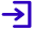 Picto entrée bleu