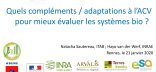 Aperçu du livrable "Quels compléments à l'ACV pour mieux évaluer les systèmes bio ?"