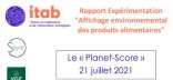 Aperçu livrable "expérimentation affichage environnemental"