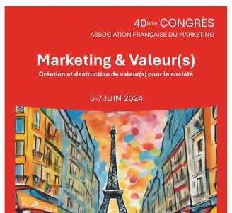 Affiche du Congrès de l'Association Française de Marketing 2024