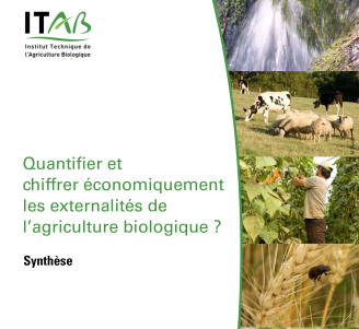 Couverture de la synthèse "Quantifier et chiffrer économiquement les externalités de l'agriculture biologique ?"