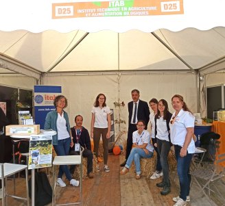 Photo du stand ITAB sur le salon Tech&Bio 2023