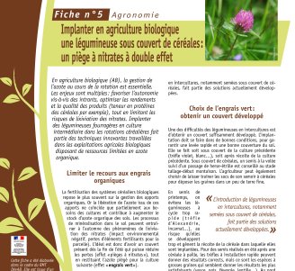 Fiches DévAB : couverture 5 Agronomie