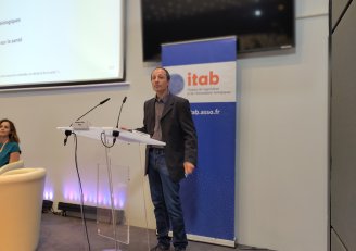 Photo de Rodolphe Vidal prise lors du colloque sur les externalités de l'AB
